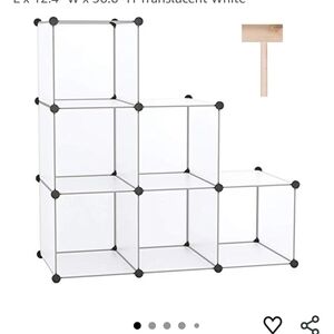 Elegant White Display Shelves